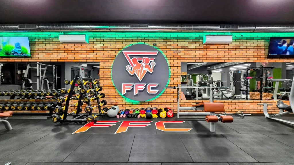 Enterijer teretane FFC Gym u Pančevu