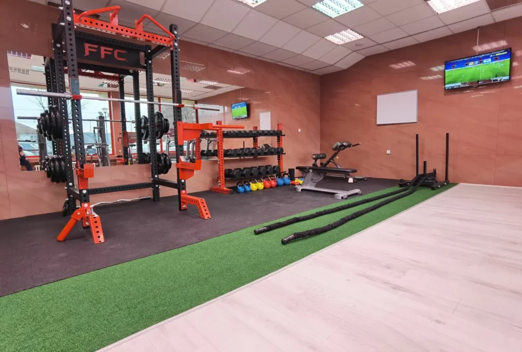 Enterijer FFC fitness studija u Rakovici